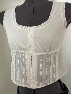 With Jéan Cotton Clasp Top